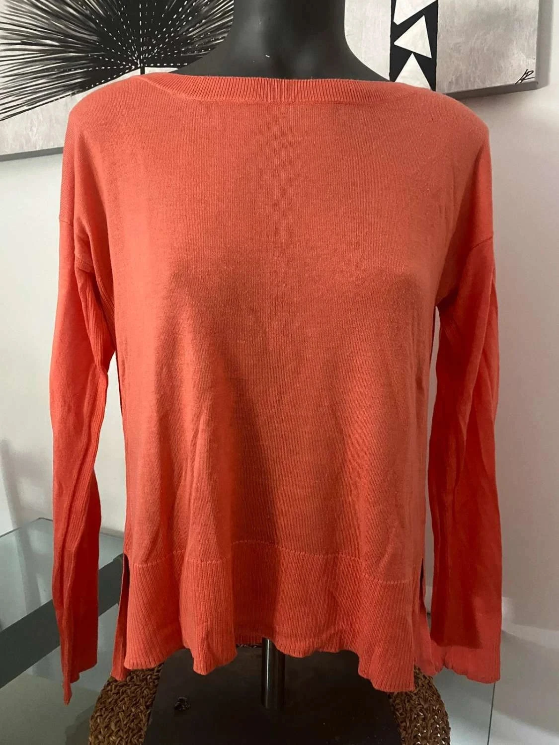 Pull léger corail h&m